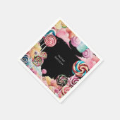 Boho betoverde Candyland verjaardag Servet (Hoek)