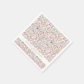  Boho Bicycle Floral - Aangepast Vrijgezellenfeest Servet (Hoek)