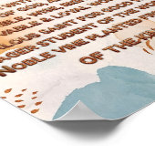 Boho Bijbelse bevestigingen Acrostiek w_Schrift 2 Poster (Hoek)