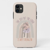 Boho Bijbelvers De vreugde van de Heer Waterverf Case-Mate iPhone Case (Achterkant)