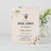 Boho-bijfeest uitnodiging (Staand voorkant)