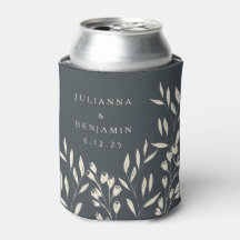 Boho Black Hand Drawn Floral Wedding Names