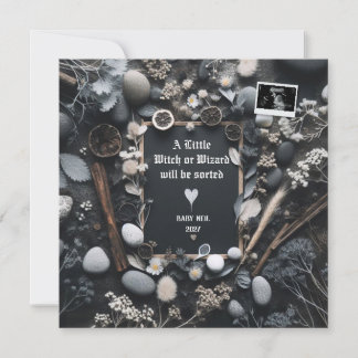 Boho Black Pregnancy Announcement |  Baby Reveal  Aankondiging