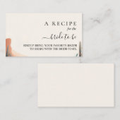 Boho blad woestijn cactussen vetplant bruidsdouche informatiekaartje (Voorkant / Achterkant)