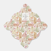 Boho Bladeren en Rozen Bedankdoosjes (Uitgevouwen)