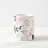 Boho bladeren en veren Mok (Center)