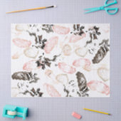 Boho bladeren en veren weefsel papier (Craft)