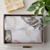 Boho bladeren en veren weefsel papier (Geschenk)