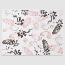 Boho bladeren en veren weefsel papier