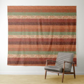 Boho bladpatroon rustiek  wandkleed (In Situ (horizontaal))