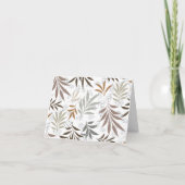 Boho Blank Gevouwen Kaart (Achterkant)