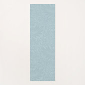 Boho Blauw Botanisch Patroon Yogamat (Voorkant)