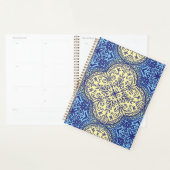 Boho Blauw & Goud Tegel Planner (Display)