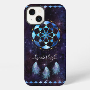 Boho Blauwe Tribale Hemelse Mandala Droomvanger iPhone 13 Hoesje