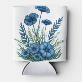 Boho-blikkoeler met elegante bloemendesign blikjeskoeler