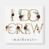 Boho Bling | Bachelorette Bruidsfeestje I Do Crew Magneet (Voorkant)