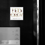 Boho Bling | Bachelorette Bruidsfeestje I Do Crew Magneet<br><div class="desc">Rustic Floral "I Do Crew" Bachelorette Party Typografie: Rich boho chic hand-schilderde Bourgogrood, wazige roze en blauw waterverf bloemboekjes op klassieke goudletters die zijn belichaamd door botanische laurel en diepe blauwe accenten. Uit het collectie "Boho Bloom" blijkt dat deze prachtige lay-out een rijke Bohemen-bloemboeket met radiante bloei- en eucalyptusbladbloei bevat....</div>