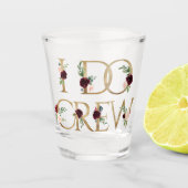 Boho Bling | Bachelorette Bruidsfeestje I Do Crew Shot Glas (Voorkant)