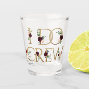 Boho Bling Bachelorette Bruidsfeestje I Do Crew Shot Glas