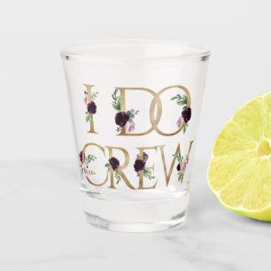 Boho Bling Bachelorette Bruidsfeestje I Do Crew Shot Glas
