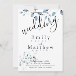 Boho Bliss Bruiloft Kaart