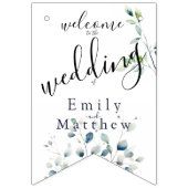 Boho Bliss Bruiloft Vlaggetjes (Eerste vlag)