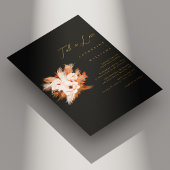 Boho Bliss: Fall in Love Bruiloft Kaart