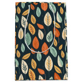Boho Bliss Fall Leaves Medium Cadeauzakje (Voorkant)