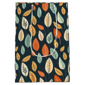 Boho Bliss Fall Leaves Medium Cadeauzakje (Achterkant)