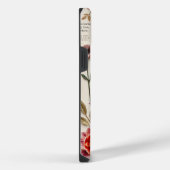 boho bloem aanpasbare quote iPhone hoesje (Rechterkant)