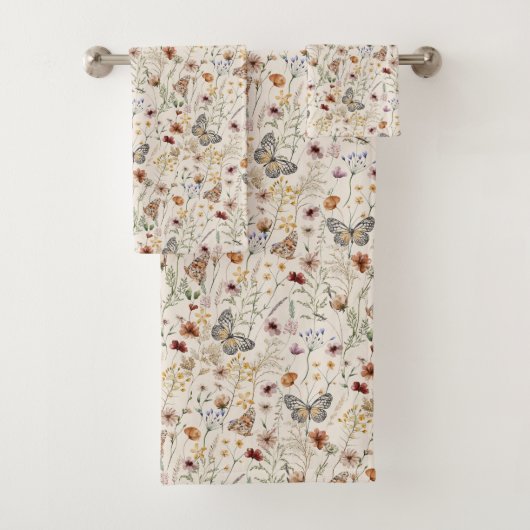 Boho Bloem Bad Handdoek (Insitu)