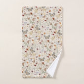 Boho Bloem Bad Handdoek (Handdoek)