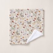 Boho Bloem Bad Handdoek (Wasdoekje)