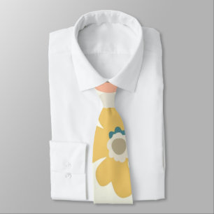Boho Bloem Bloemstuk Custom – Elegante Mode Stropdas