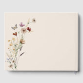 Boho Bloem Boek voor Huwelijksgasten (Achterkant)