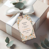 Boho bloem bruids- cadeaulabel