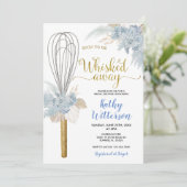 Boho Bloem Bruiloft Borrel Soon to be Whisked Away Kaart (Staand voorkant)