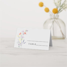 Boho bloem bruiloft plaatskaarten plaatskaartje