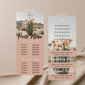  Boho | Bloem Cactus |  Prijsmenu | Beleid Blad Menu