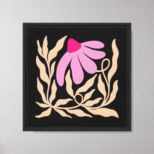 Boho bloem canvas afdruk (Voorkant)