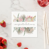 Boho Bloem Cocktailservetten Servet (Insitu)