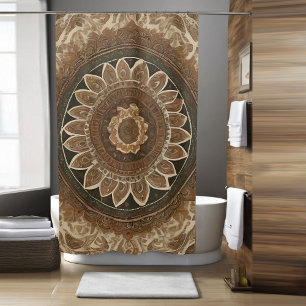 Boho Bloem Douchegordijn Stijl 2