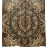 Boho Bloem Douchegordijn Stijl 3 (Voorkant)