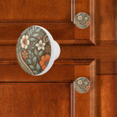 Boho Bloem Keramische Knop