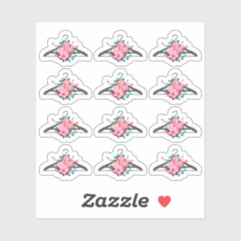 Boho Bloem Kristallen Klerenhanger Mode Kast Sticker