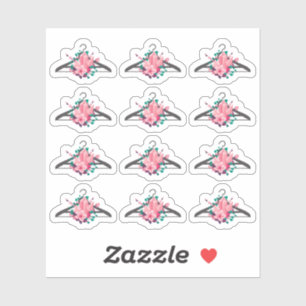 Boho Bloem Kristallen Klerenhanger Mode Kast Sticker