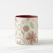 Boho Bloem Mok (Midden)