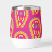 Boho Bloem Roze Motief (Achterkant)