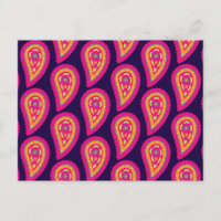Boho Bloem Roze Motief