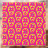 Boho Bloem Roze Motief Raamsticker (Vel 2)